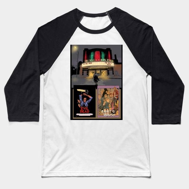 Metropolis cinema Baseball T-Shirt by okunevart